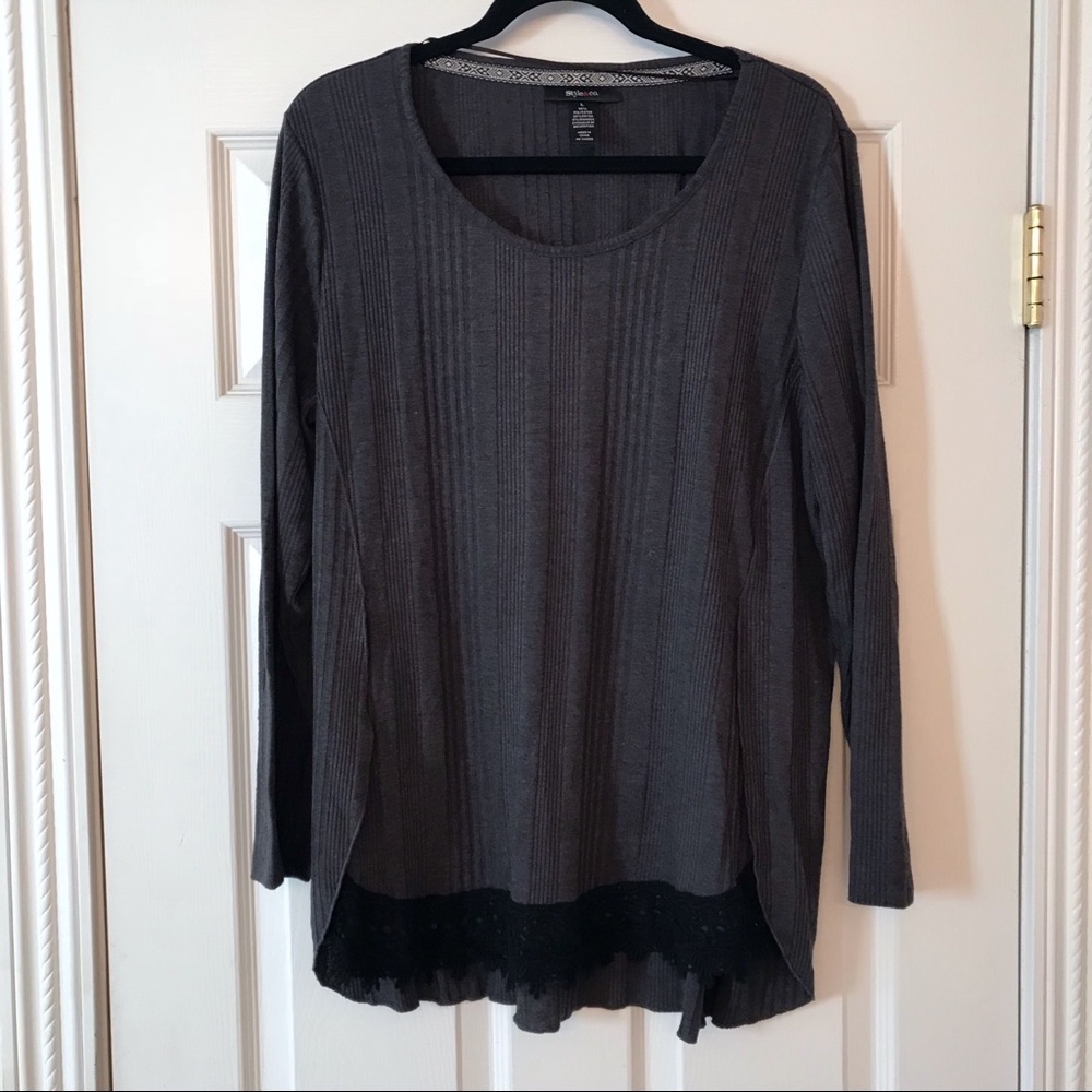 Style & Co Tunic With Lace